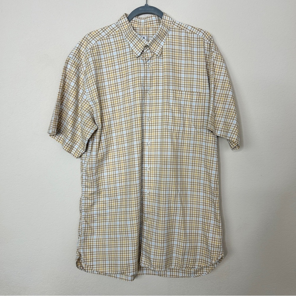 Peter Millar Plaid Button Up Size XL